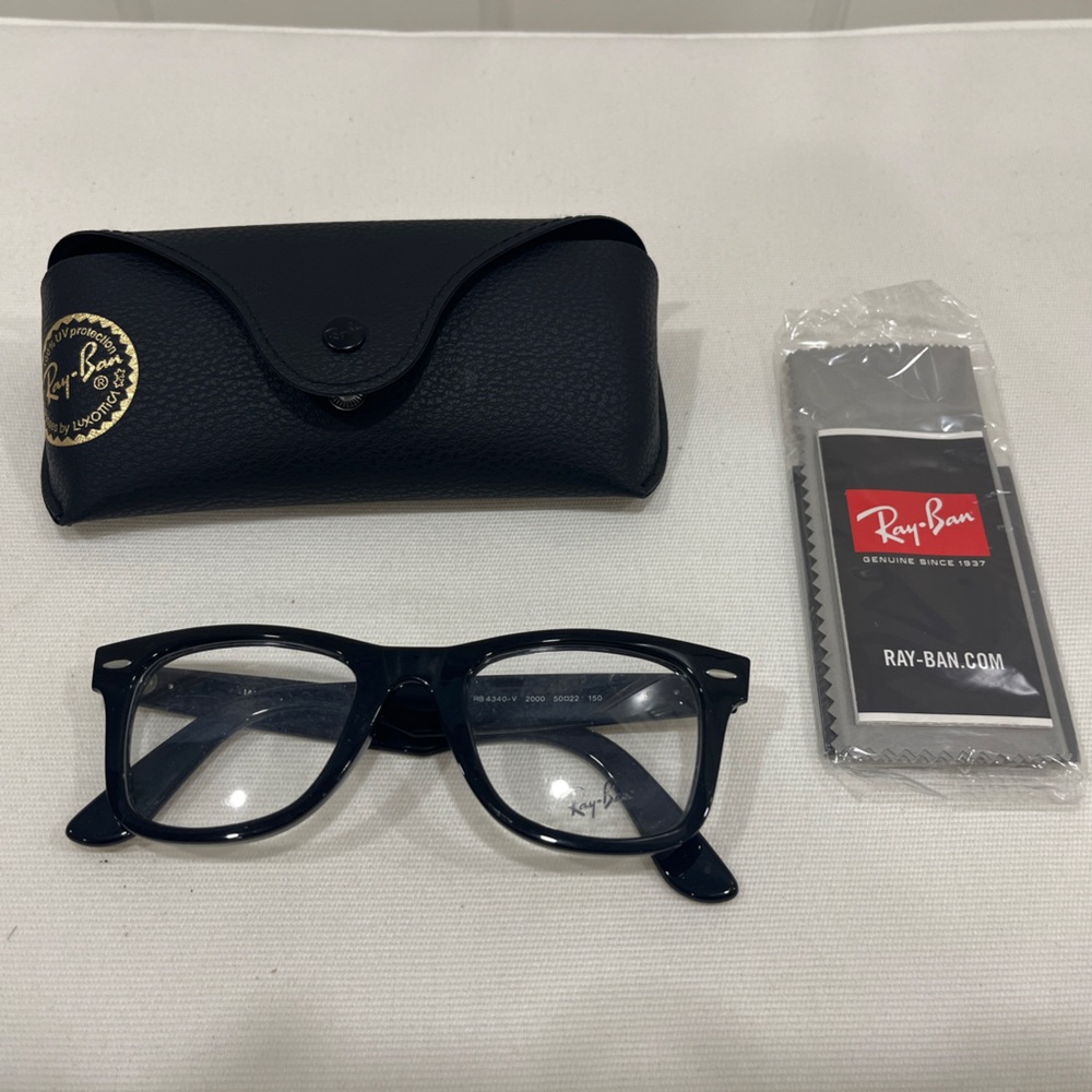 Ray-Ban Black Wayfarer Eyeglasses Frame w/ CASE